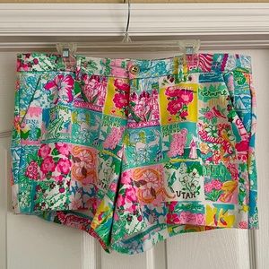 Lilly Pulitzer Callahan 5” Shorts, size 16.